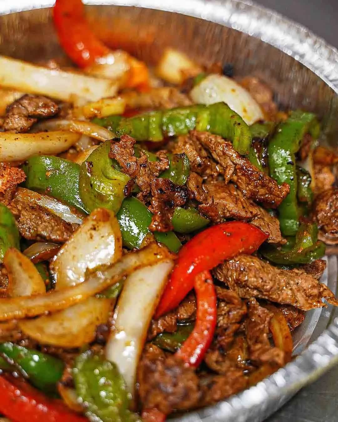 Steak & Shrimp Fajitas