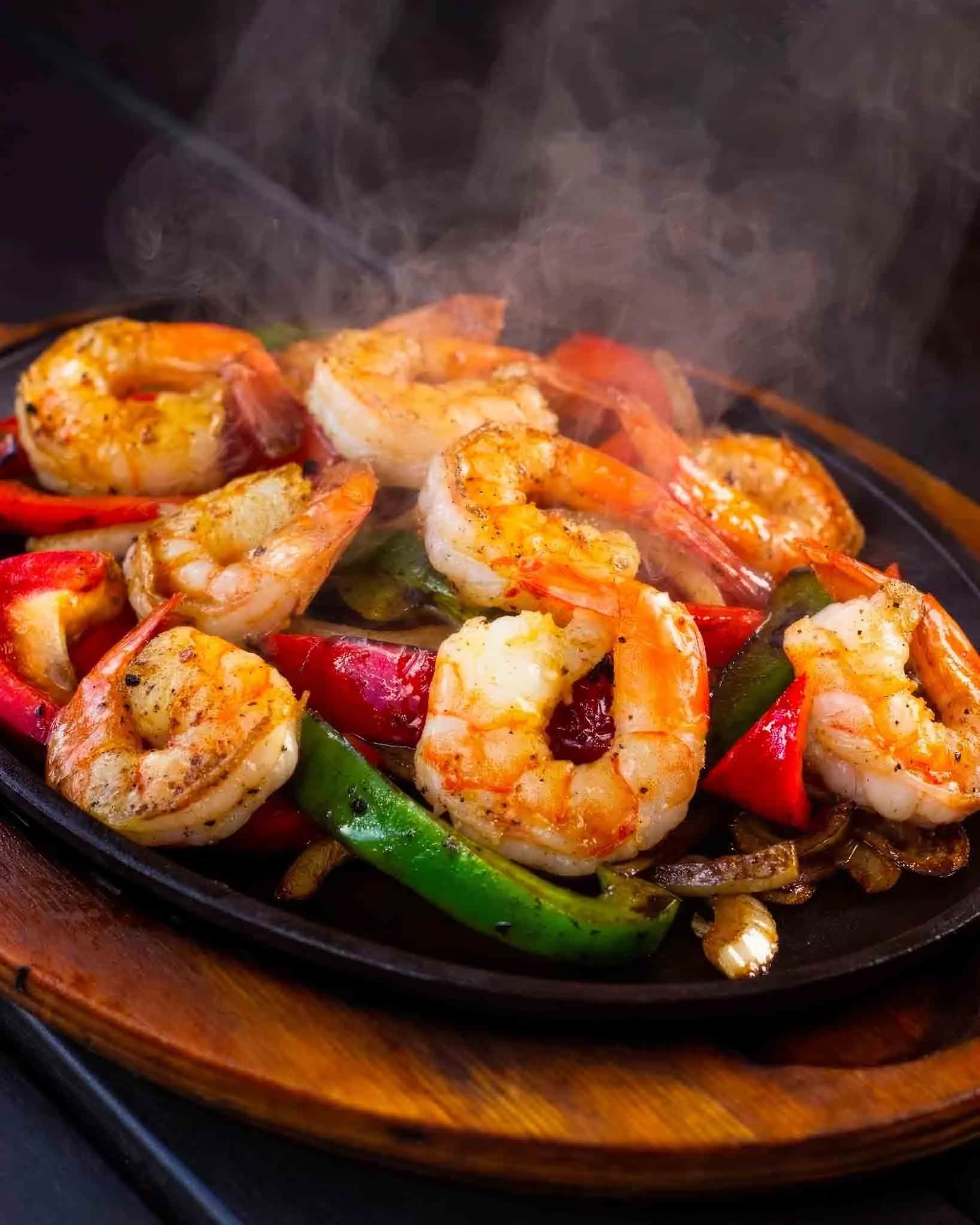 Shrimp Fajitas