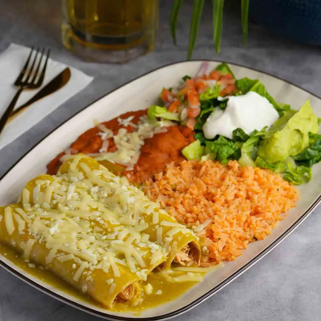 Enchiladas Supreme (4) from the Enchiladas & Quesadillas menu at Salsas Cocina Baymeadows in Jacksonville