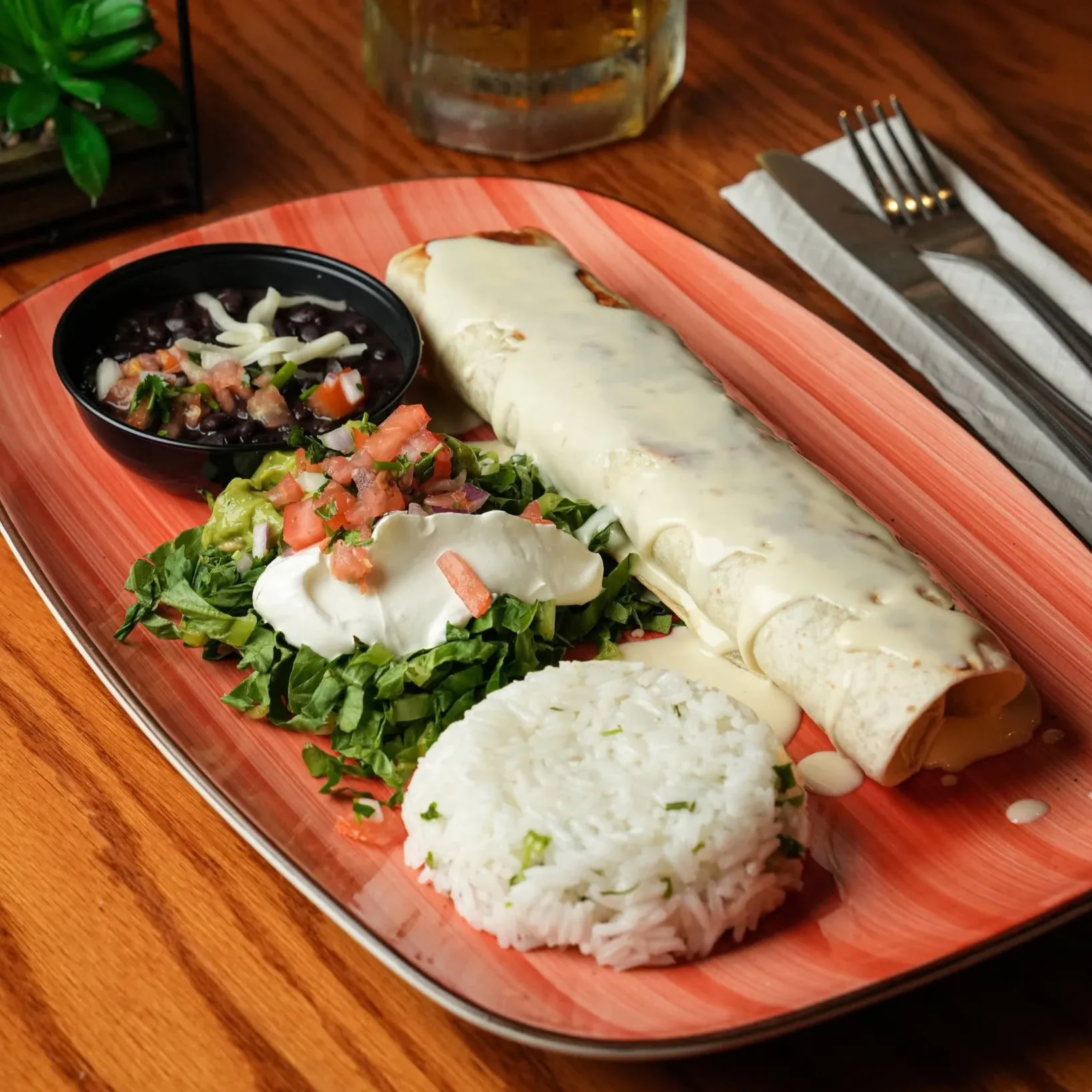 Nacho Cheese Burrito at Salsas Cocina | Baymeadows